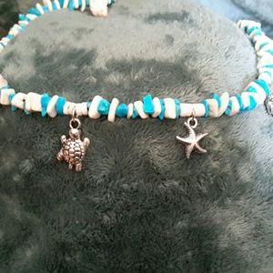 Ocean themed charm necklace